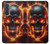 S3986 Fire Skull Hülle Schutzhülle Taschen für Samsung Galaxy A37