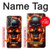 S3986 Fire Skull Hülle Schutzhülle Taschen für Samsung Galaxy A37