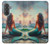 S4006 Oil Painting Mermaid Hülle Schutzhülle Taschen für Samsung Galaxy A37