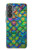 S4071 Colorful Mermaid Scale Hülle Schutzhülle Taschen für Samsung Galaxy A37