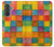 S4077 Water Color Painting Colorful Check Pattern Hülle Schutzhülle Taschen für Samsung Galaxy A37