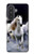 S0246 White Horse Hülle Schutzhülle Taschen für Samsung Galaxy A57