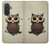 S0360 Coffee Owl Hülle Schutzhülle Taschen für Samsung Galaxy A57
