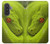 S0785 Green Snake Hülle Schutzhülle Taschen für Samsung Galaxy A57