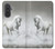 S0932 White Horse Hülle Schutzhülle Taschen für Samsung Galaxy A57