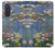 S0997 Claude Monet Water Lilies Hülle Schutzhülle Taschen für Samsung Galaxy A57