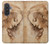 S1045 Leonardo da Vinci Woman's Head Hülle Schutzhülle Taschen für Samsung Galaxy A57