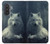S1516 White Wolf Hülle Schutzhülle Taschen für Samsung Galaxy A57