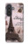 S2211 Paris Postcard Eiffel Tower Hülle Schutzhülle Taschen für Samsung Galaxy A57