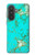 S2377 Turquoise Gemstone Texture Graphic Printed Hülle Schutzhülle Taschen für Samsung Galaxy A57