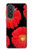 S2478 Red Daisy flower Hülle Schutzhülle Taschen für Samsung Galaxy A57