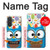 S2521 Cute Nerd Owl Cartoon Hülle Schutzhülle Taschen für Samsung Galaxy A57