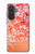 S2543 Japanese Kimono Style Flower Pattern Hülle Schutzhülle Taschen für Samsung Galaxy A57