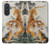 S2751 Chinese Tiger Brush Painting Hülle Schutzhülle Taschen für Samsung Galaxy A57