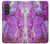 S2907 Purple Turquoise Stone Hülle Schutzhülle Taschen für Samsung Galaxy A57