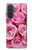 S2943 Pink Rose Hülle Schutzhülle Taschen für Samsung Galaxy A57