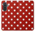 S2951 Red Polka Dots Hülle Schutzhülle Taschen für Samsung Galaxy A57