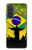 S2981 Brazil Football Soccer Hülle Schutzhülle Taschen für Samsung Galaxy A57