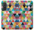 S3049 Triangles Vibrant Colors Hülle Schutzhülle Taschen für Samsung Galaxy A57