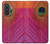 S3201 Pink Peacock Feather Hülle Schutzhülle Taschen für Samsung Galaxy A57