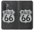 S3207 Route 66 Sign Hülle Schutzhülle Taschen für Samsung Galaxy A57