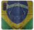 S3297 Brazil Flag Vintage Football Graphic Hülle Schutzhülle Taschen für Samsung Galaxy A57