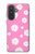 S3500 Pink Floral Pattern Hülle Schutzhülle Taschen für Samsung Galaxy A57