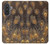S3691 Gold Peacock Feather Hülle Schutzhülle Taschen für Samsung Galaxy A57