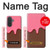S3754 Strawberry Ice Cream Cone Hülle Schutzhülle Taschen für Samsung Galaxy A57