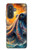S4003 Oil Color Painting Giant Octopus Hülle Schutzhülle Taschen für Samsung Galaxy A57