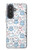 S4013 Seamless Cute Ghost Pattern Hülle Schutzhülle Taschen für Samsung Galaxy A57