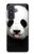 S4049 Cute Panda Stick Out Tongue Hülle Schutzhülle Taschen für Samsung Galaxy A57