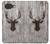 S2505 Reindeer Head Old Wood Texture Graphic Hülle Schutzhülle Taschen für Google Pixel 10a