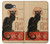 S2739 Chat Noir Black Cat Vintage Hülle Schutzhülle Taschen für Google Pixel 10a