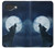 S3693 Grim White Wolf Full Moon Hülle Schutzhülle Taschen für Google Pixel 10a