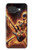 S3984 Fire Skeleton Playing Guitar Hülle Schutzhülle Taschen für Google Pixel 10a