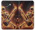 S3984 Fire Skeleton Playing Guitar Hülle Schutzhülle Taschen für Google Pixel 10a