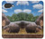 S4031 Baby Hippo Hippopotamus Family Hülle Schutzhülle Taschen für Google Pixel 10a