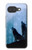 S4053 Two Wolves Couple Howling Forest Hülle Schutzhülle Taschen für Google Pixel 10a