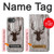 S2505 Reindeer Head Old Wood Texture Graphic Hülle Schutzhülle Taschen für iPhone 17e