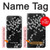 S2544 Japanese Kimono Style Black Flower Pattern Hülle Schutzhülle Taschen für iPhone 17e