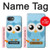 S3029 Cute Blue Owl Hülle Schutzhülle Taschen für iPhone 17e