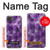 S3713 Purple Quartz Amethyst Graphic Printed Hülle Schutzhülle Taschen für iPhone 17e