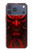 S4099 Mystic Red Demon Illustration Hülle Schutzhülle Taschen für iPhone 17 Pro Max