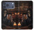 S4102 Vintage Skull Tavern Artwork Hülle Schutzhülle Taschen für iPhone 17 Pro Max, 18 Pro Max