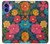 S4105 Vibrant Colorful Floral Pattern Hülle Schutzhülle Taschen für iPhone 16