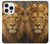 S4093 Royal Lion Portrait Artwork Hülle Schutzhülle Taschen für iPhone 16 pro