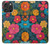 S4105 Vibrant Colorful Floral Pattern Hülle Schutzhülle Taschen für iPhone 16 pro max