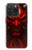 S4099 Mystic Red Demon Illustration Hülle Schutzhülle Taschen für iPhone 15 Pro