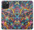 S4085 Cosmic Spaceship Psychedelic Art Hülle Schutzhülle Taschen für iPhone 15 Pro Max